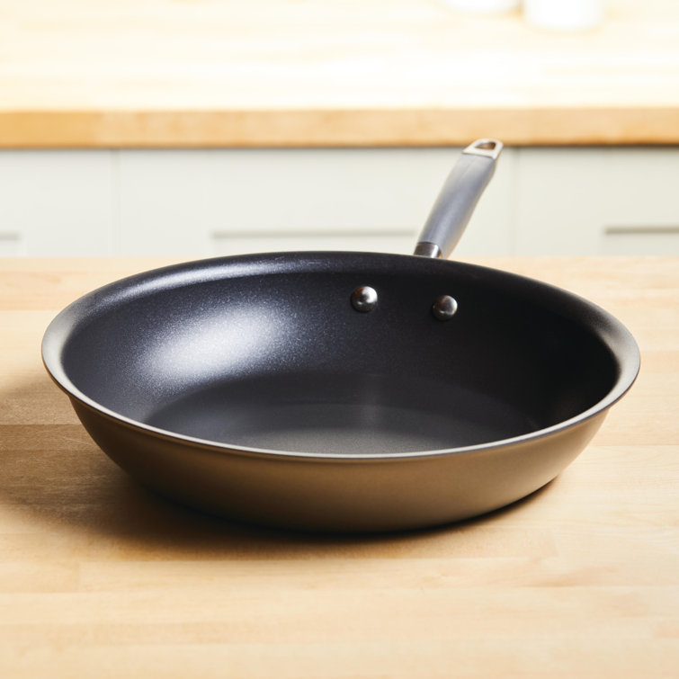 8.5-Inch Gray Aluminum Nonstick Frying Pan with Ceramic Coating