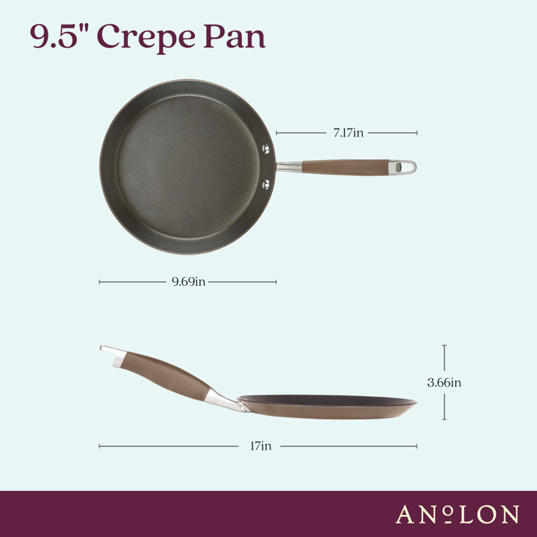 Anolon Advanced 9.5" Bronze Nonstick Hard Anodized Crepe Pan