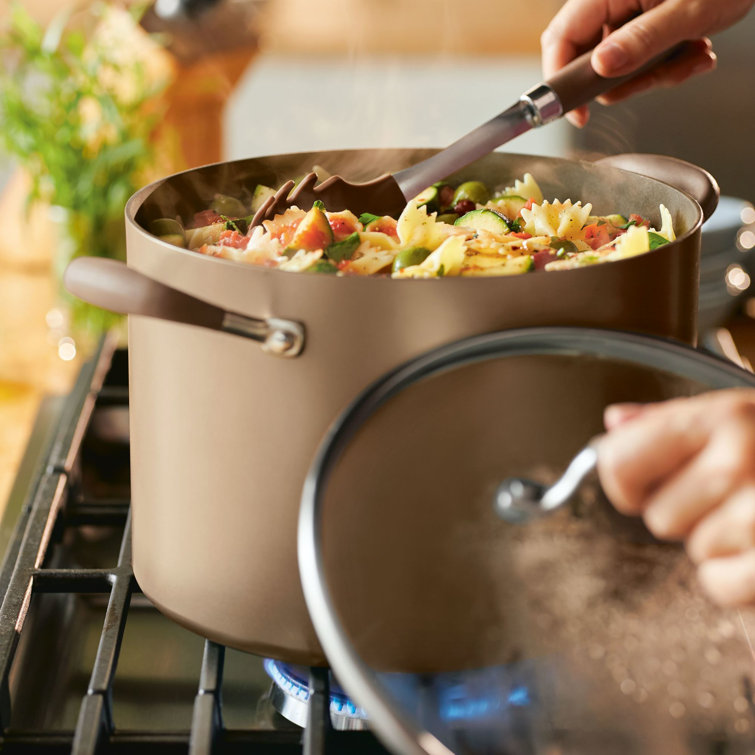 Moonstone Aluminum 10-Quart Nonstick Stockpot with Lid