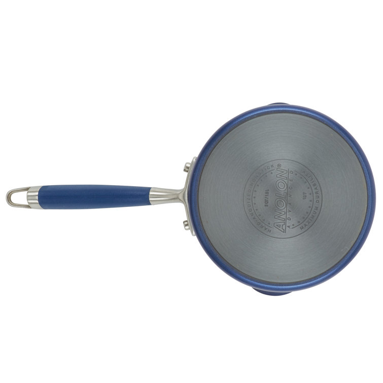 Anolon Anolon Advanced Home Hard Anodized Nonstick Saucepan With Straining Lid, 2 Quart