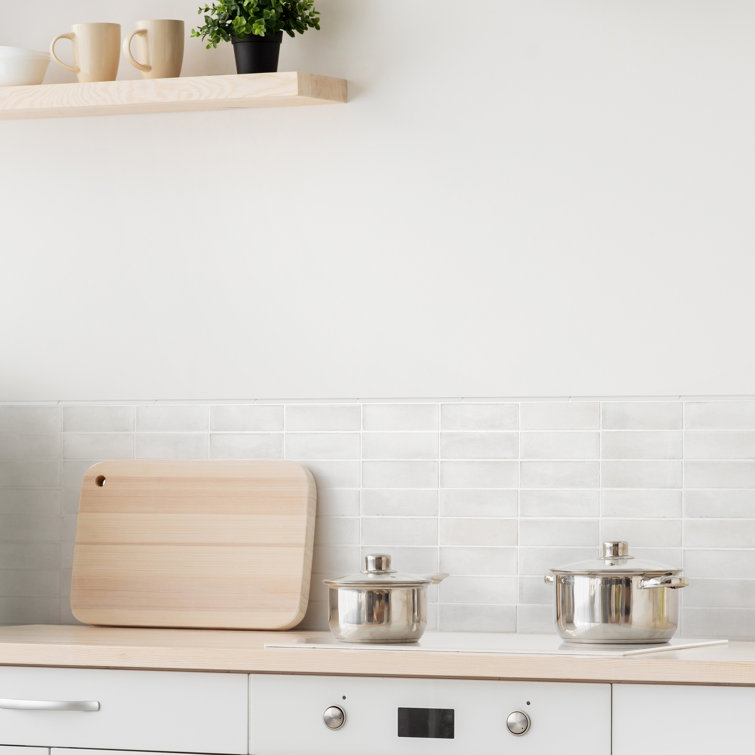 Coco Cloud White Matte Porcelain Subway Floor and Wall Tile