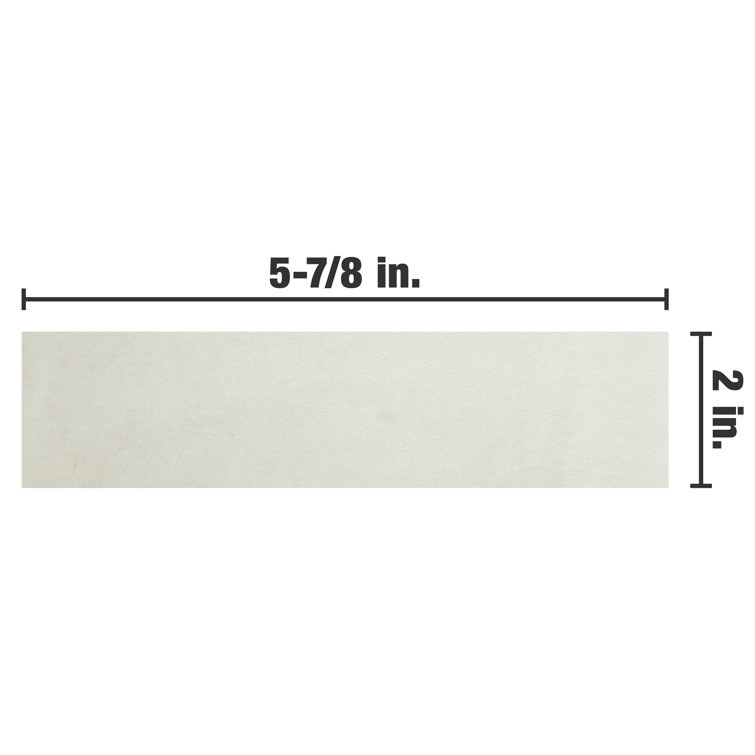 Coco Cloud White Matte Porcelain Subway Floor and Wall Tile