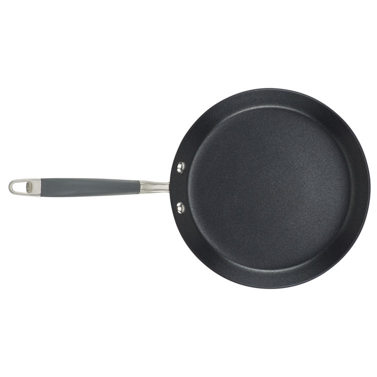 Anolon 9.5 Inch Gray Hard Anodized Nonstick Crepe Pan