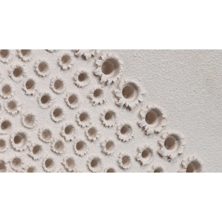 Handcrafted Off-White Porcelain Decorative Table Vase