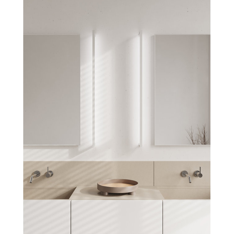 Satin White Thin-Line 51" LED Bath Bar Sconce