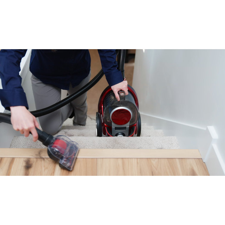 Vortex Red Bagless HEPA Canister Vacuum for Commercial Use