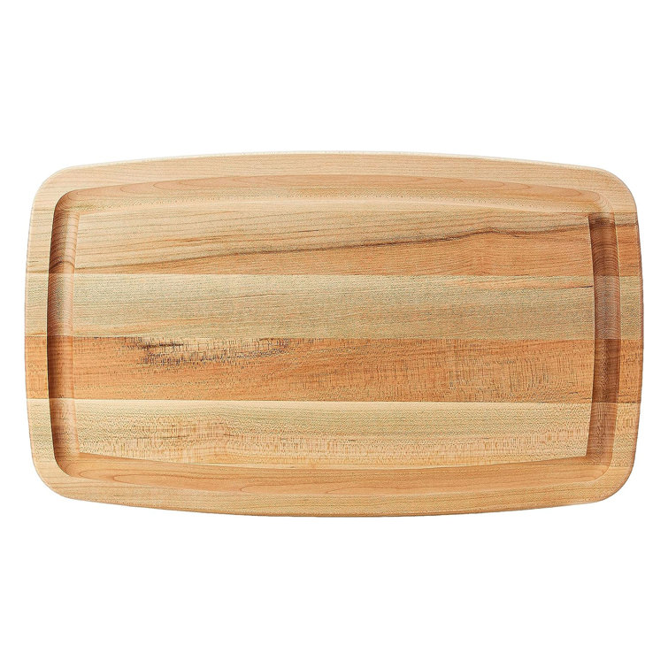 John Boos Maple Wood Reversible Cutting Board with Juice Groove