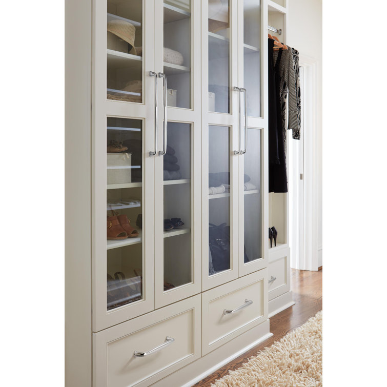 Polished Chrome 12" Modern Appliance Pull with Mounting Hardware