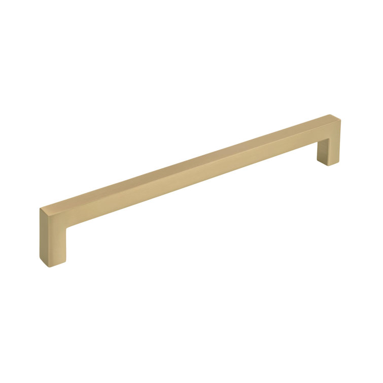 Champagne Bronze Modern Bar Cabinet Pull with Mounting Hardware