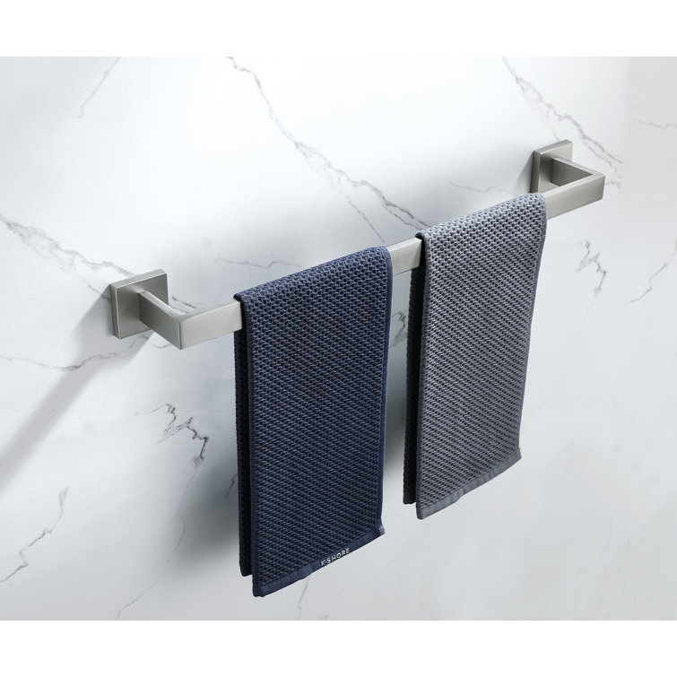 24'' Brushed Nickel Stainless Steel Wall Mounted Towel Bar