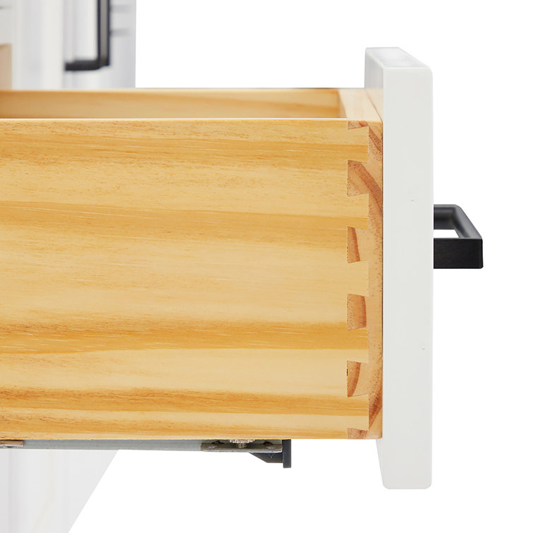 Hepburn 43" White Hardwood Freestanding Single Vanity Set