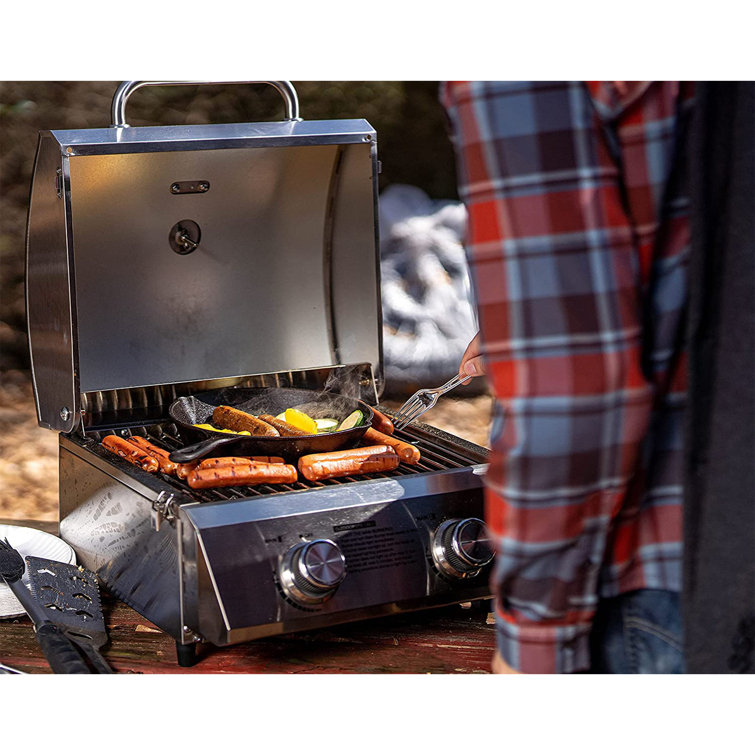 Monument Grills 22" Stainless Steel Tabletop Propane Gas Grill