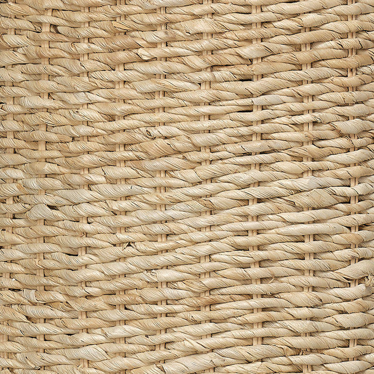 Natural Rattan Adjustable Floor Lamp with Woven Shade