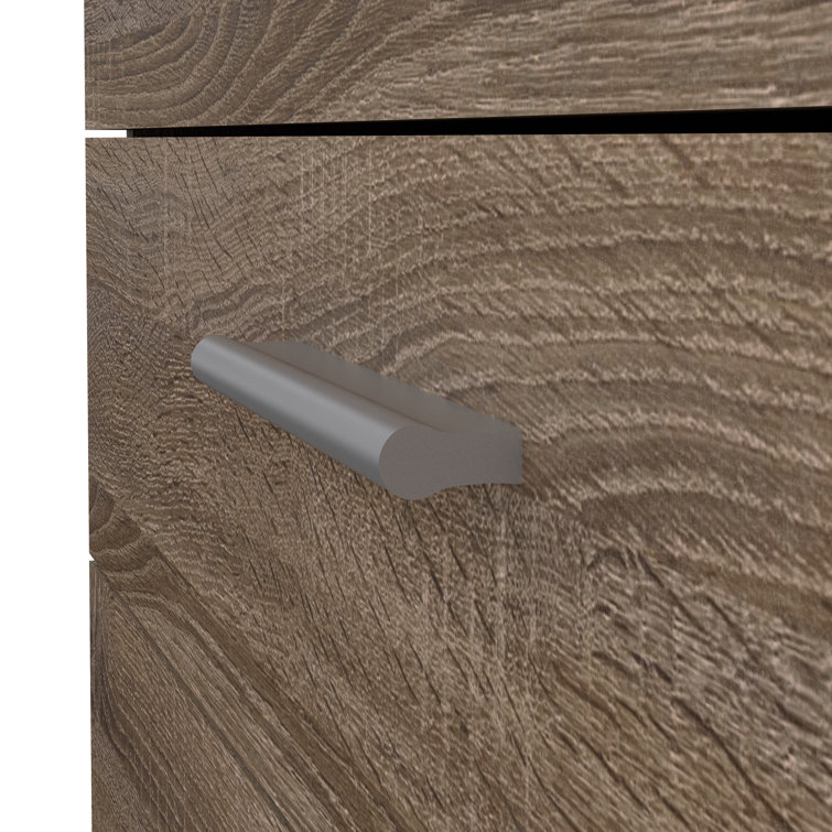 Truffle Oak 4-Drawer Chest with Sleek Contemporary Design