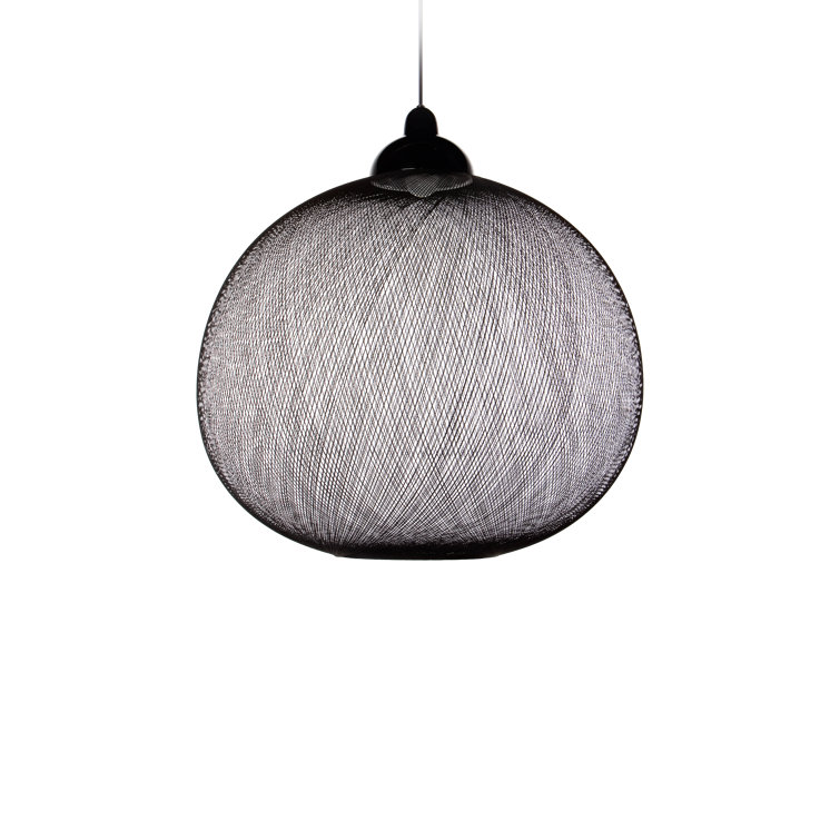 Bertjan Pot Black Globe Single-Light Aluminum Pendant