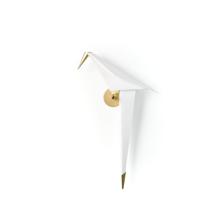 Perch Light LED Dimmable Brass Gold Sconce