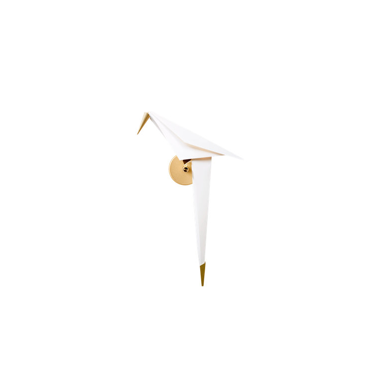 Perch Light LED Dimmable Brass Gold Sconce