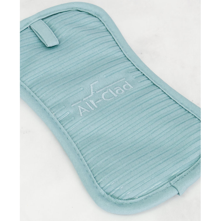 Rainfall Blue All-Clad Kitchen Gift Set with Silicone Grips