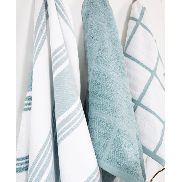 Rainfall Blue All-Clad Kitchen Gift Set with Silicone Grips