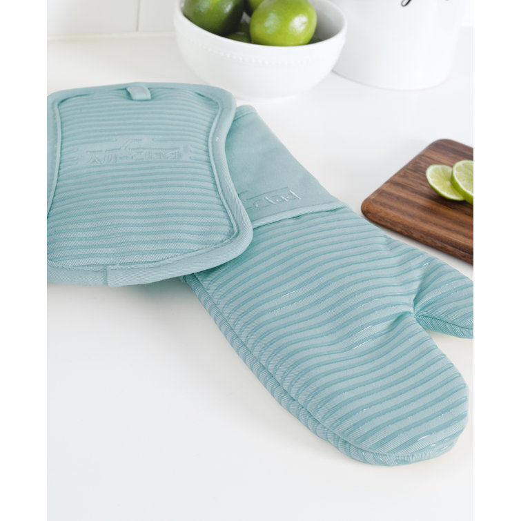 Rainfall Blue All-Clad Kitchen Gift Set with Silicone Grips