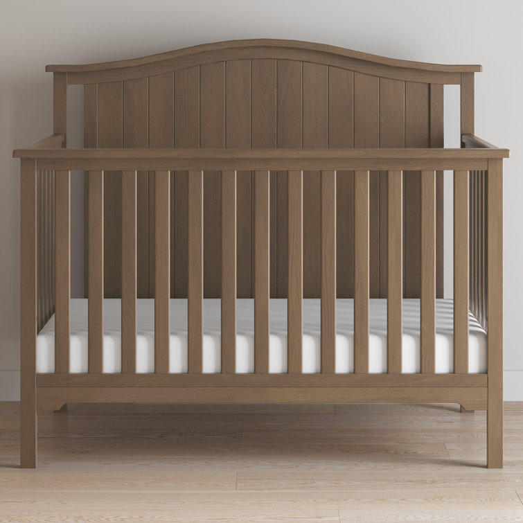 Dusty Heather Oak 4-in-1 Convertible Baby Crib