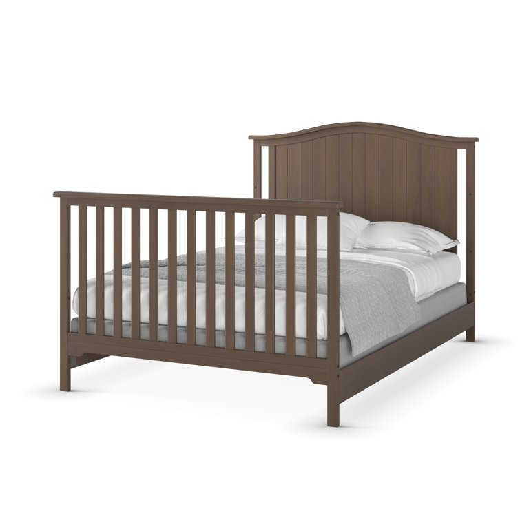 Dusty Heather Oak 4-in-1 Convertible Baby Crib