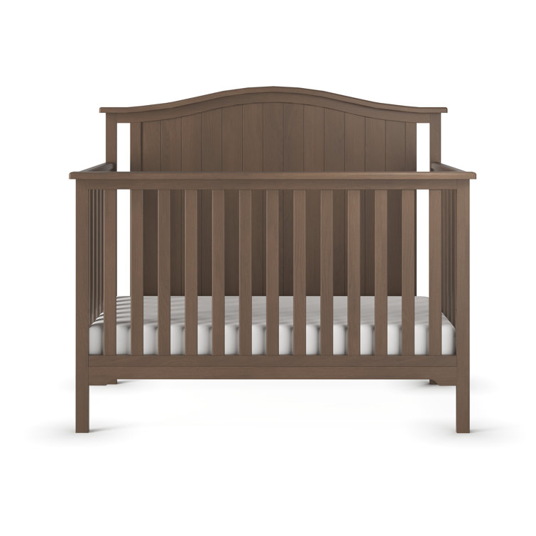 Dusty Heather Oak 4-in-1 Convertible Baby Crib