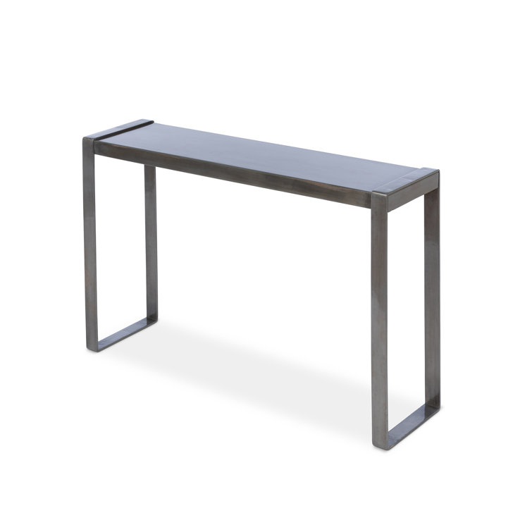 Osborne Dark Gray Metal Console Table