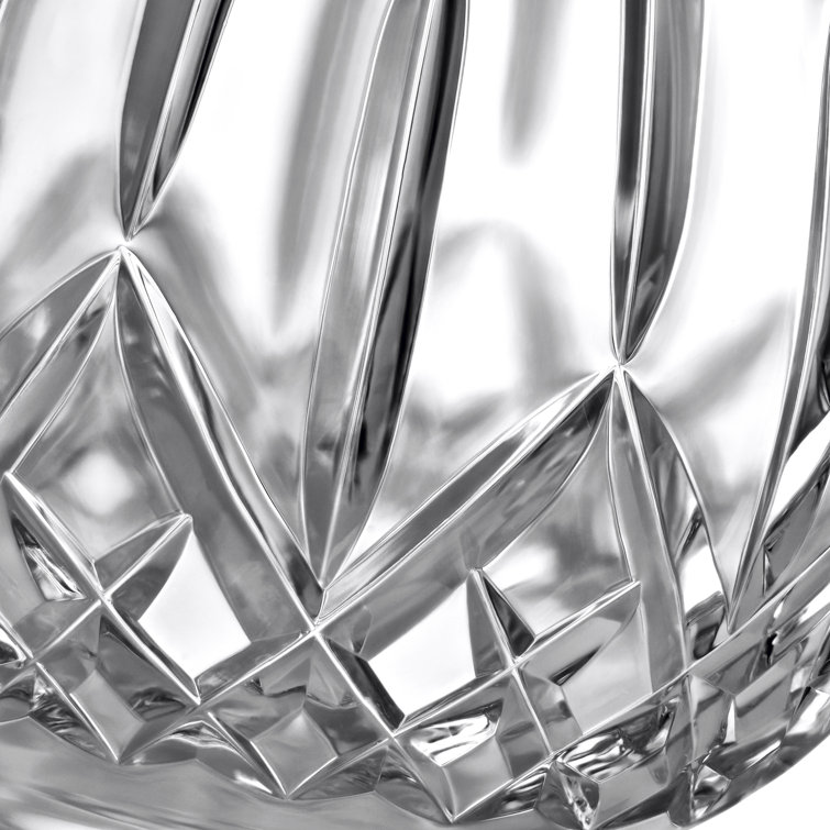 Handcrafted Clear Crystal 6-Inch Rose Bowl