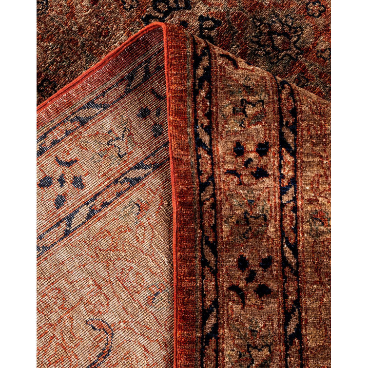 Yovela One-of-a-Kind Large Brown Hand-Knotted Wool Area Rug