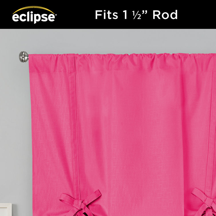 Raspberry Polyester Blackout Balloon Shade for Kitchen Window