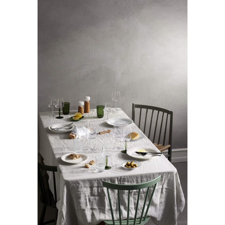 Hammershoi Green Stem Glass Wine Set, 11.8 oz