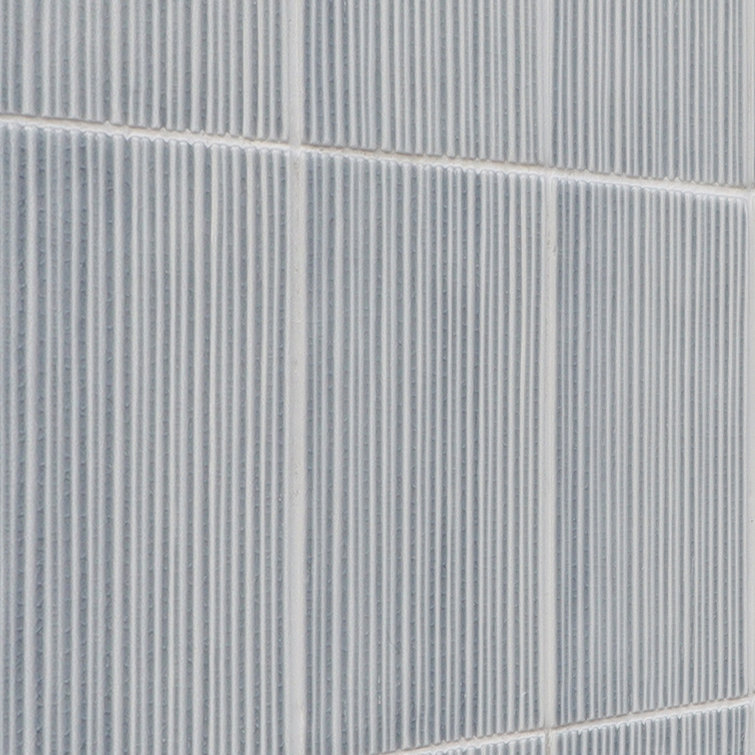 Sky Blue Polished Glass Subway Wall Tile for Bathroom and Kitchen