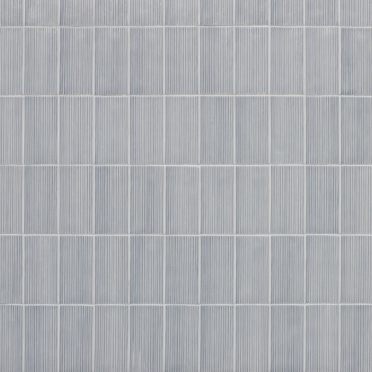 Sky Blue Polished Glass Subway Wall Tile for Bathroom and Kitchen
