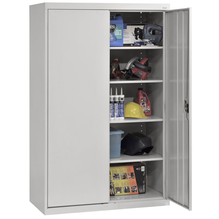 Sandusky Lee Elite 24" D x 46" W x 72" H, Steel Garage Storage Cabinet by Sandusky