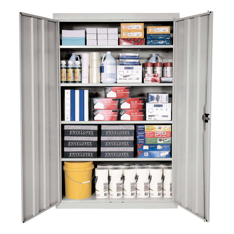 Sandusky Lee Elite 24" D x 46" W x 72" H, Steel Garage Storage Cabinet by Sandusky