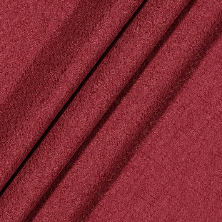 Ruby Polyester Blackout Rod Pocket Window Panel
