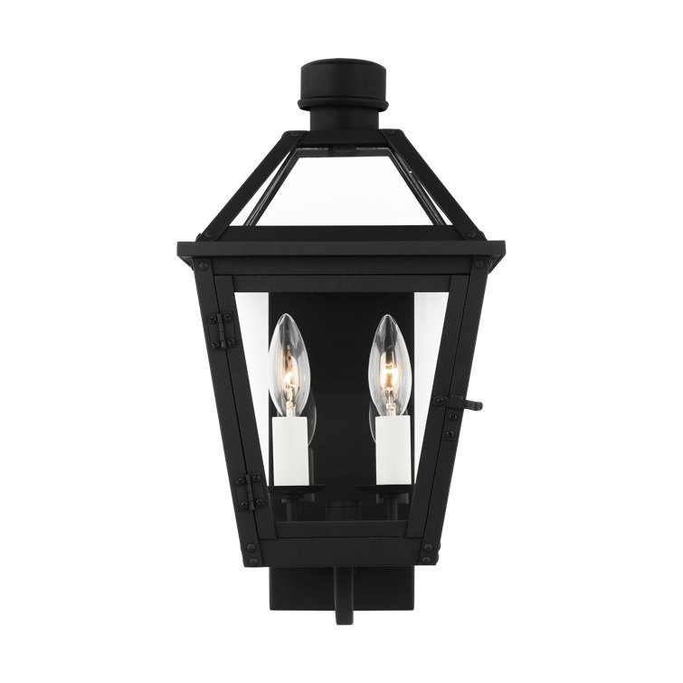Chapman & Myers Hyannis Classic Textured Black Outdoor Wall Lantern
