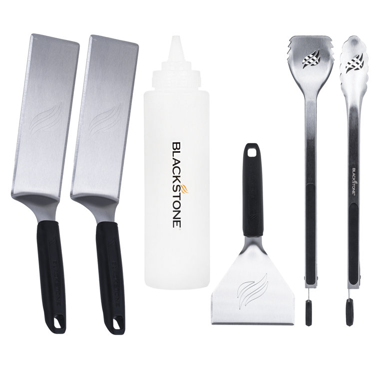 Blackstone Deluxe 6-Piece Stainless Steel Griddle Accessory Toolkit