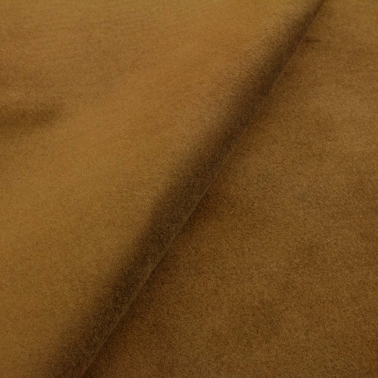 Beige Queen Upholstered Wingback Bed with Wood Frame