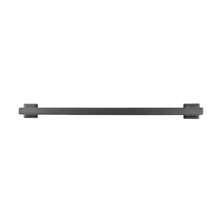 Matte Black Zinc Kitchen Cabinet Handle with Mounting Hardware, 5-1/16"