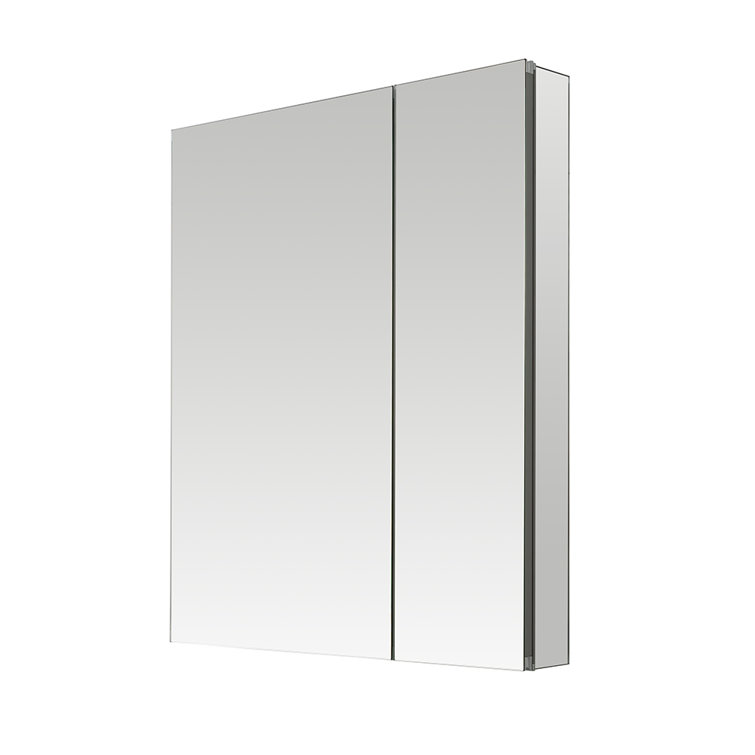 Royale 30" Silver Aluminum Medicine Cabinet with LED Mirror