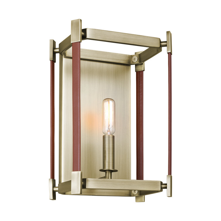 Time Worn Brass and Bronze Direct Wired Sconce
