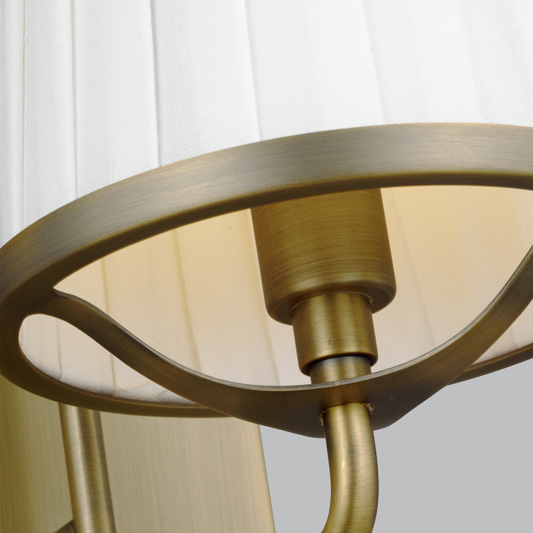 Esther Time Worn Brass Cone-Shaped Wall Sconce