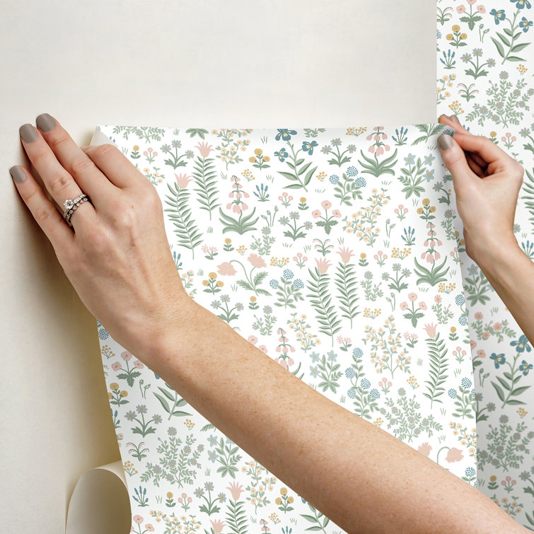 Menagerie Garden Multicolor Floral Peel and Stick Wallpaper