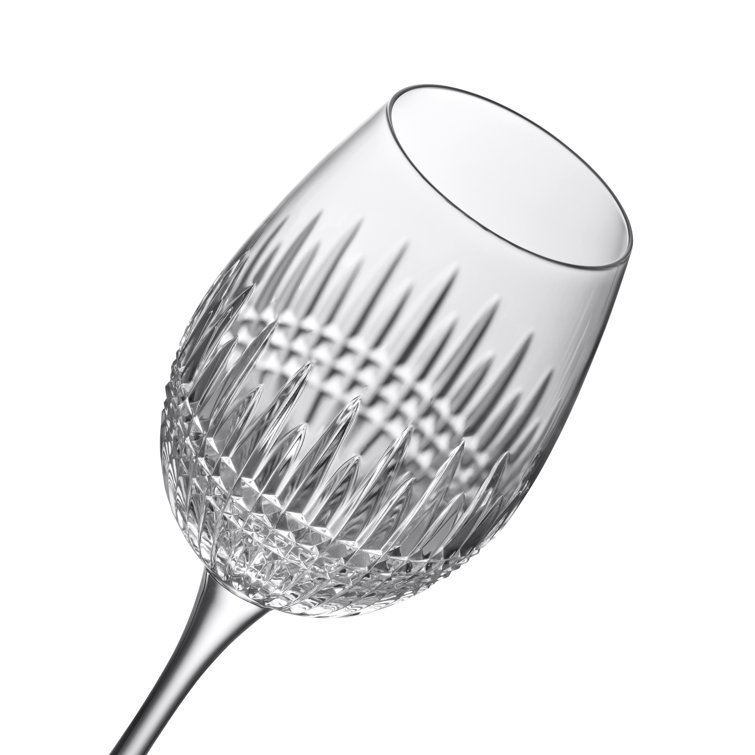 Lismore Diamond Essence 20oz Crystal Goblet Pair