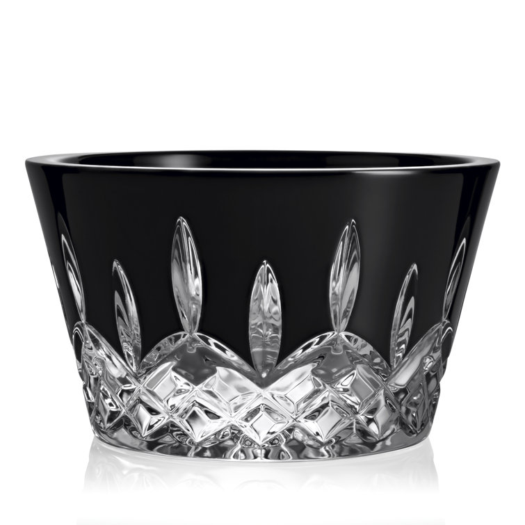 Lismore Black Crystal 5" Decorative Snack Bowl