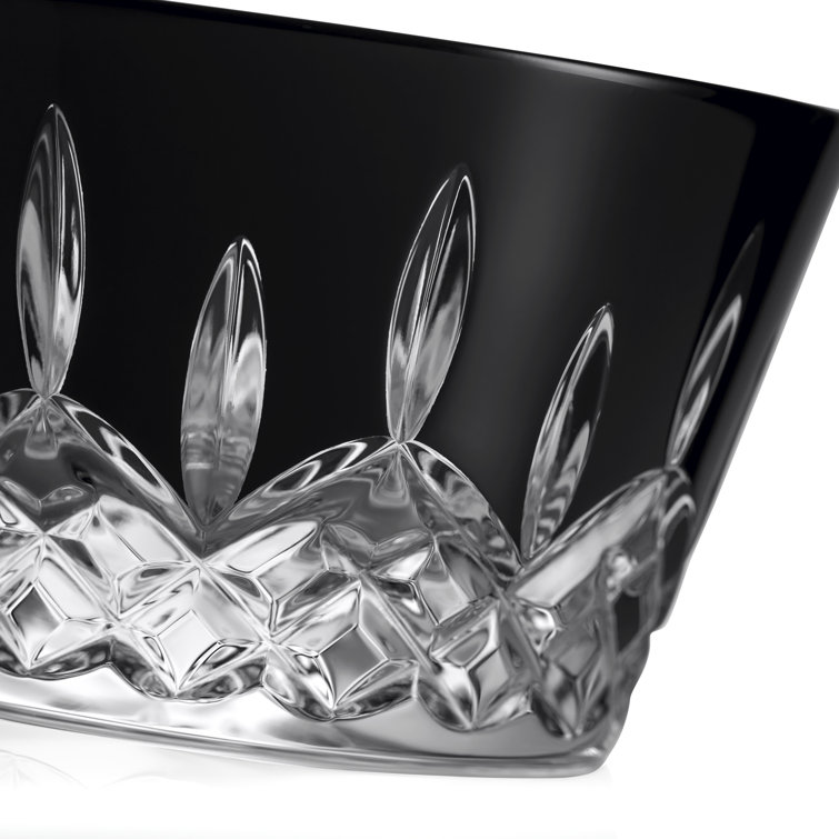 Lismore Black Crystal 5" Decorative Snack Bowl