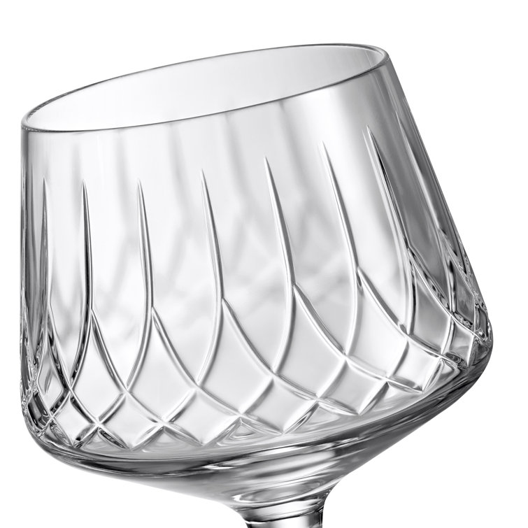 Waterford Lismore Arcus Crystal Wine Glass Set, 14 oz, Clear