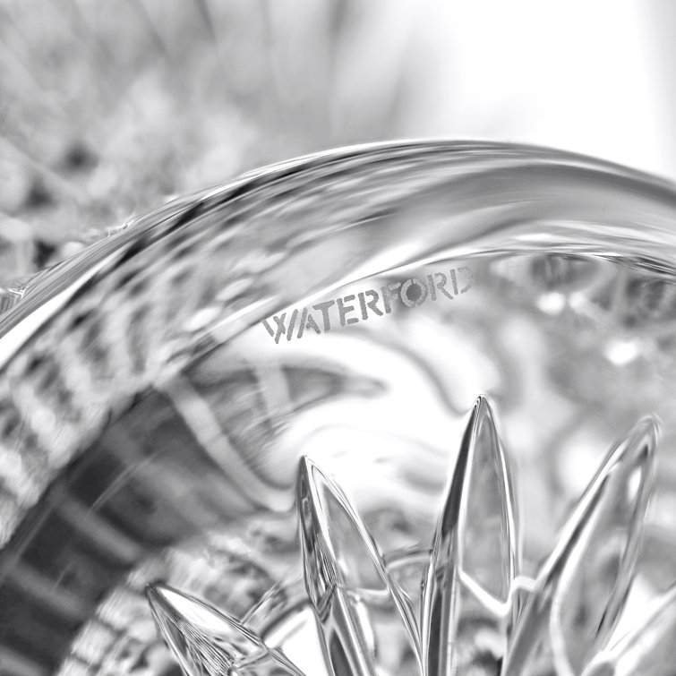 Radiant Crystal Round Centerpiece Bowl 11" Handcrafted in Ireland